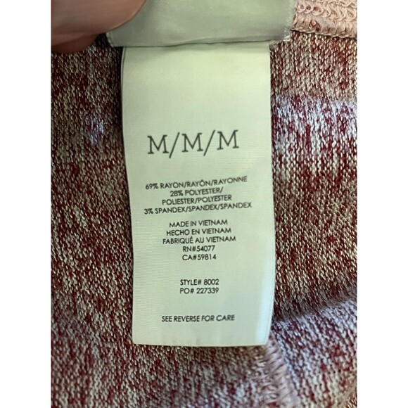 Cabi Shrug Sweater Womens Medium Pink Marled Knit Bolero Long Sleeve 8002 - Picture 6 of 7